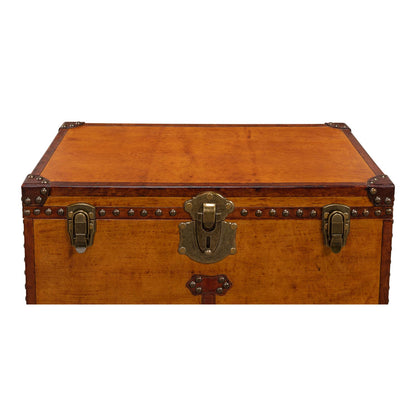 Abilene Leather Box W/Stand | Sarreid Ltd - 26734