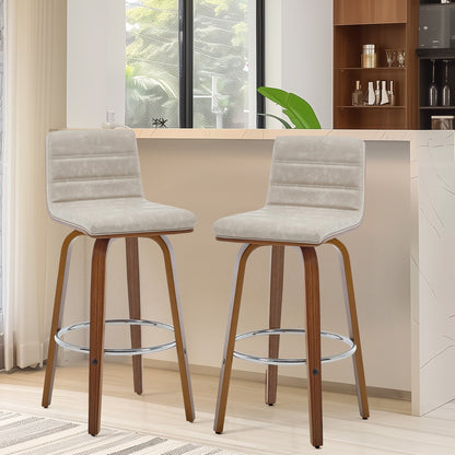 26/29 Faux Leather Swivel Bar/Counter Stools, Set of 2/3