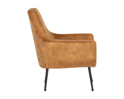 Aletta Lounge Chair - Nono Tapenade Gold | Sunpan Furniture - 107756