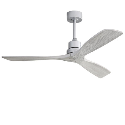 Sofucor 52 Indoor Wood Ceiling Fan Light with Remote, Integrated Light Optional