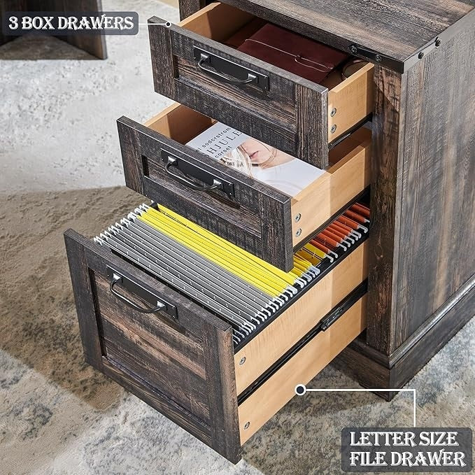 60 Farmhouse L Shaped Executive Desk, Wood Corner Desk, Computer Desk