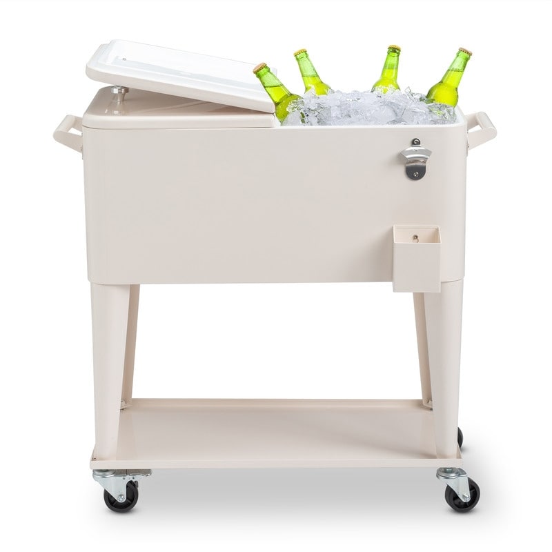 80QT Iron Spray Cooler with Shelf