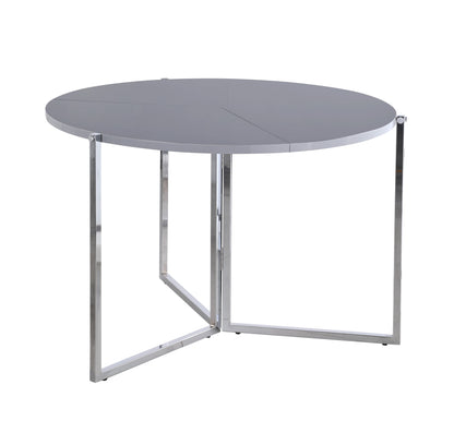 43 Round Foldaway Dining Table | Modern Motion - 8389-DT-FLD-GRY