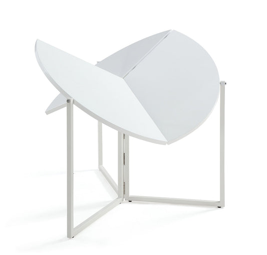 43 Round Foldaway Dining Table | Modern Motion - 8389-DT-FLD-WHT
