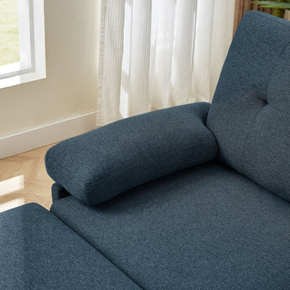 86.22 L Shaped Sectional Sofa with Side Storage Pockets