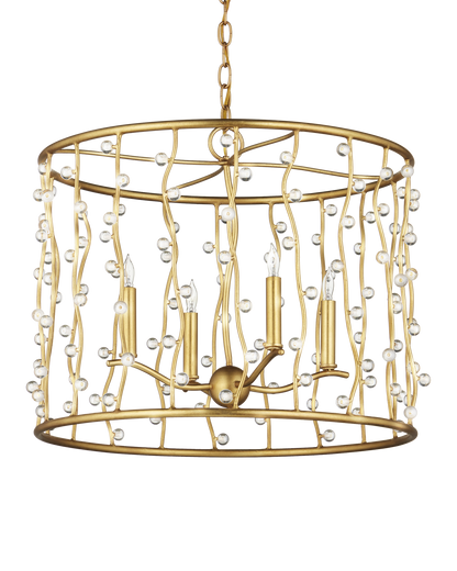 Adagio Chandelier - Gold | Currey & Co - 9000-1239