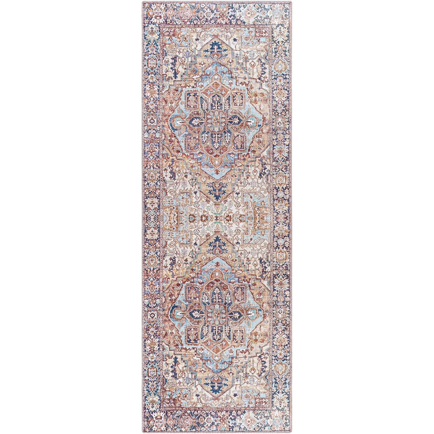 Livabliss Adenia Vintage Medallion Printed Area Rug