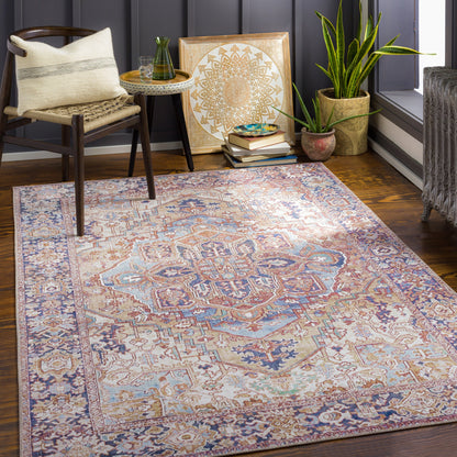 Livabliss Adenia Vintage Medallion Printed Area Rug