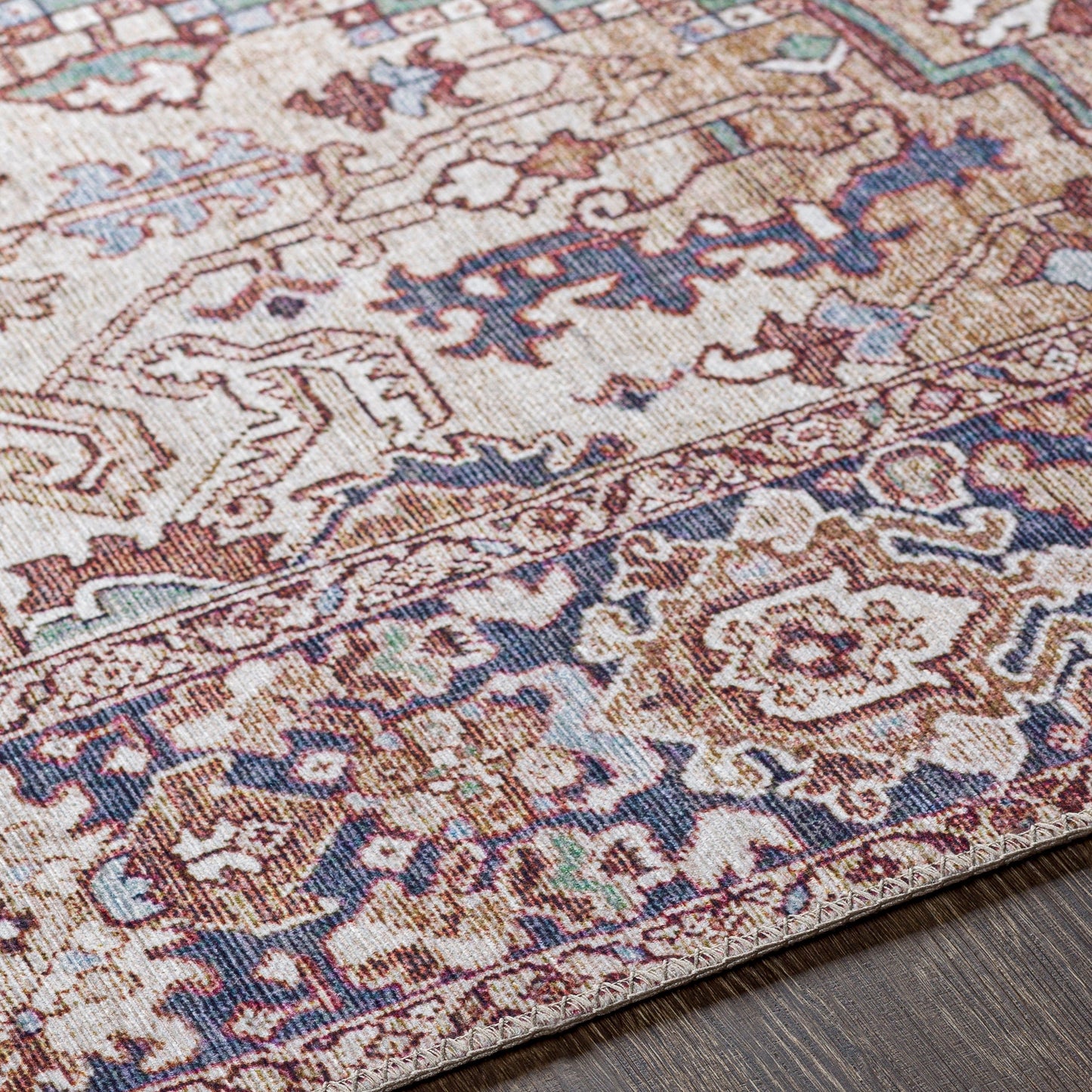 Livabliss Adenia Vintage Medallion Printed Area Rug