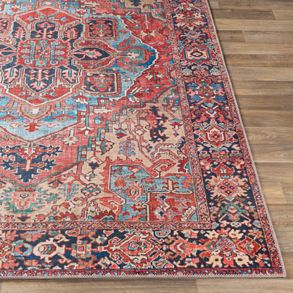 Livabliss Adenia Vintage Medallion Printed Area Rug