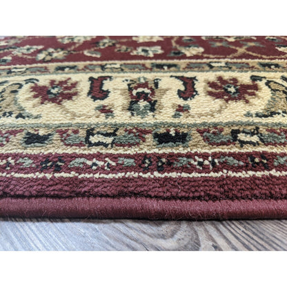Admire Home Living Caroline Traditional Floral Sarouk Pattern Area Rug