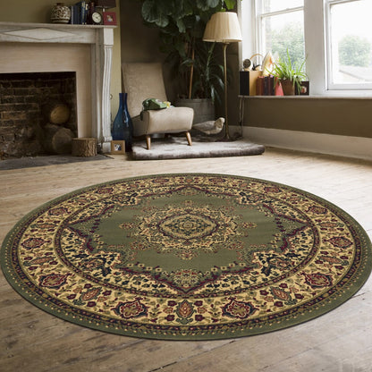 Admire Home Living Caroline Traditional Medallion Area Rug