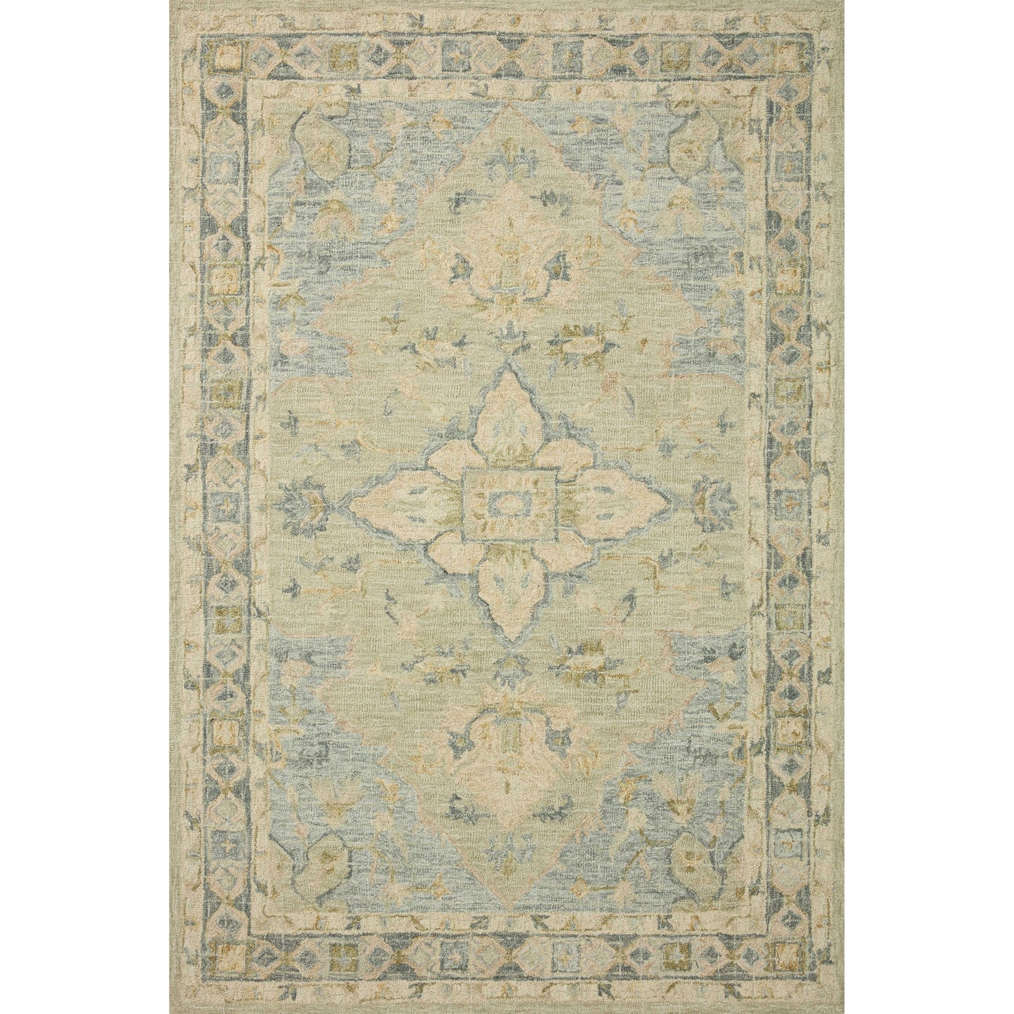 Alexander Home Hand-hooked Traditional Mosaic Wool Rug