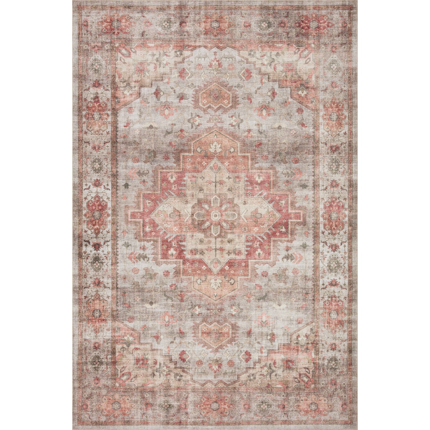 Alexander Home Meghan Distressed Vintage Area Rug