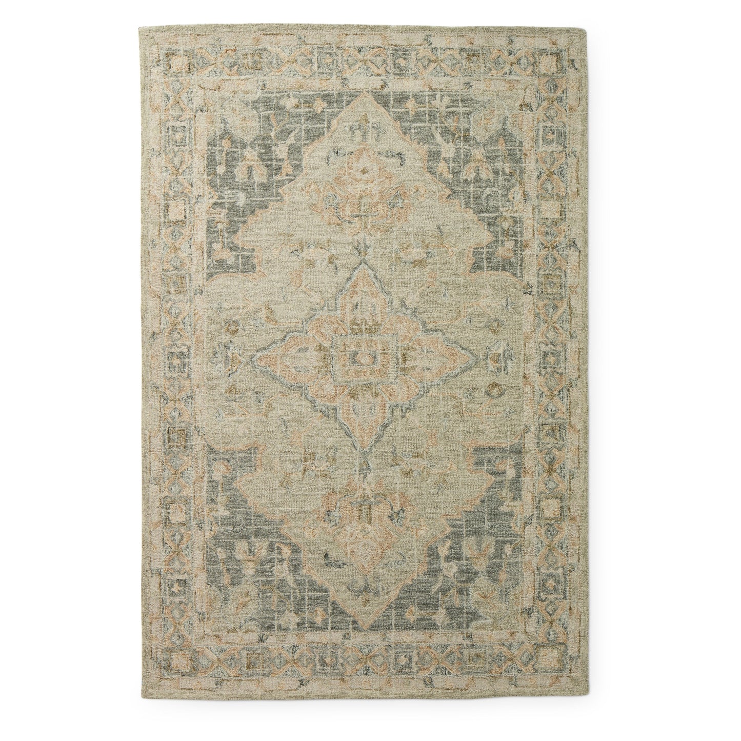 Alexander Home Hand-hooked Traditional Mosaic Wool Rug