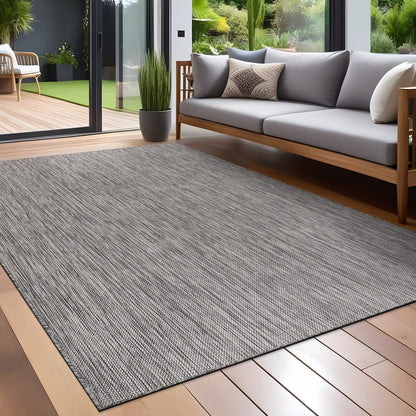Aloha Washable Solid Indoor Outdoor Area Rug Patio Deck Living Room