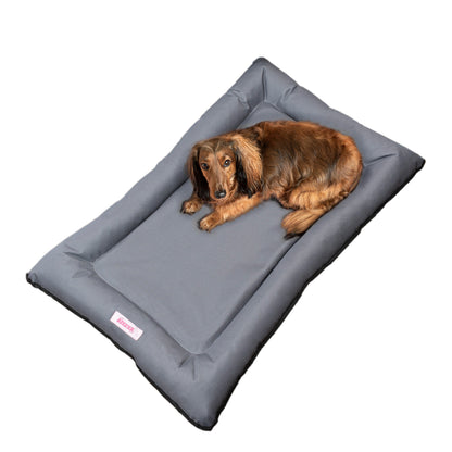 Archie Traditional Oxford Waterproof Indoor/Outdoor Hand-Washable Memory Foam Camping Pet Bed