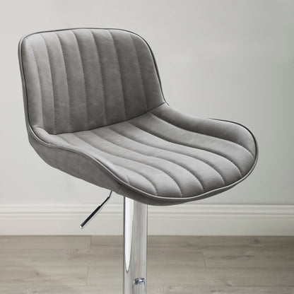 Art Leon Adjustable Height Swivel Barstool, Set of 2