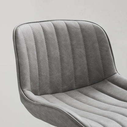 Art Leon Adjustable Height Swivel Barstool, Set of 2