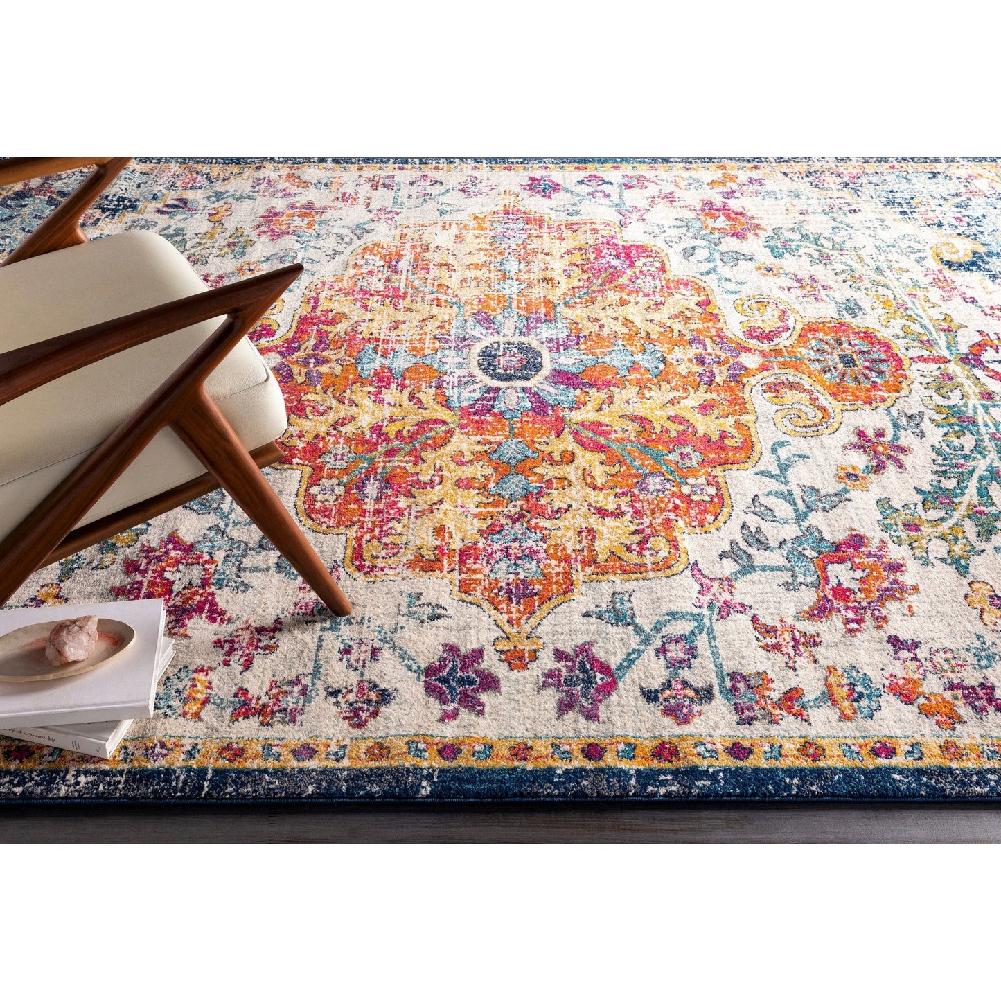 Livabliss Caressa Vintage Boho Area Rug