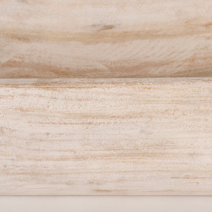 Athena Extra Large Oblong Black-Brown Reclaimed Wood Bowl - 26.0L x 10.0W x 7.0H