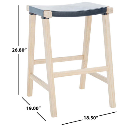 Aariz Rectangle Counter Stool | Safavieh - BST1011