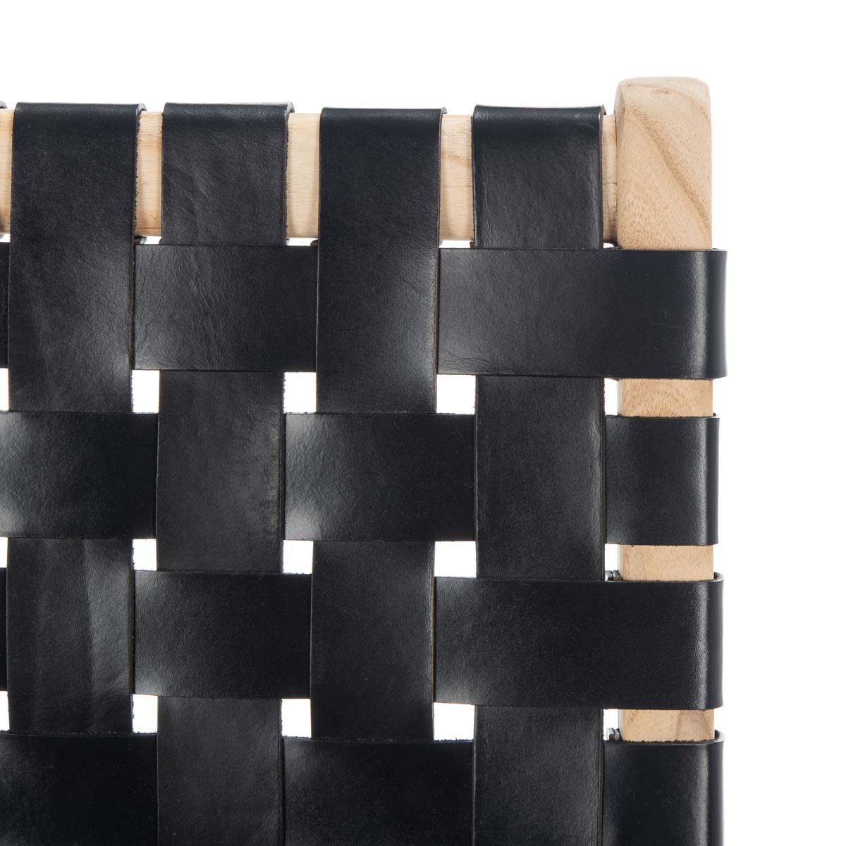 Adah Leather Bar Stool | Safavieh - BST1014