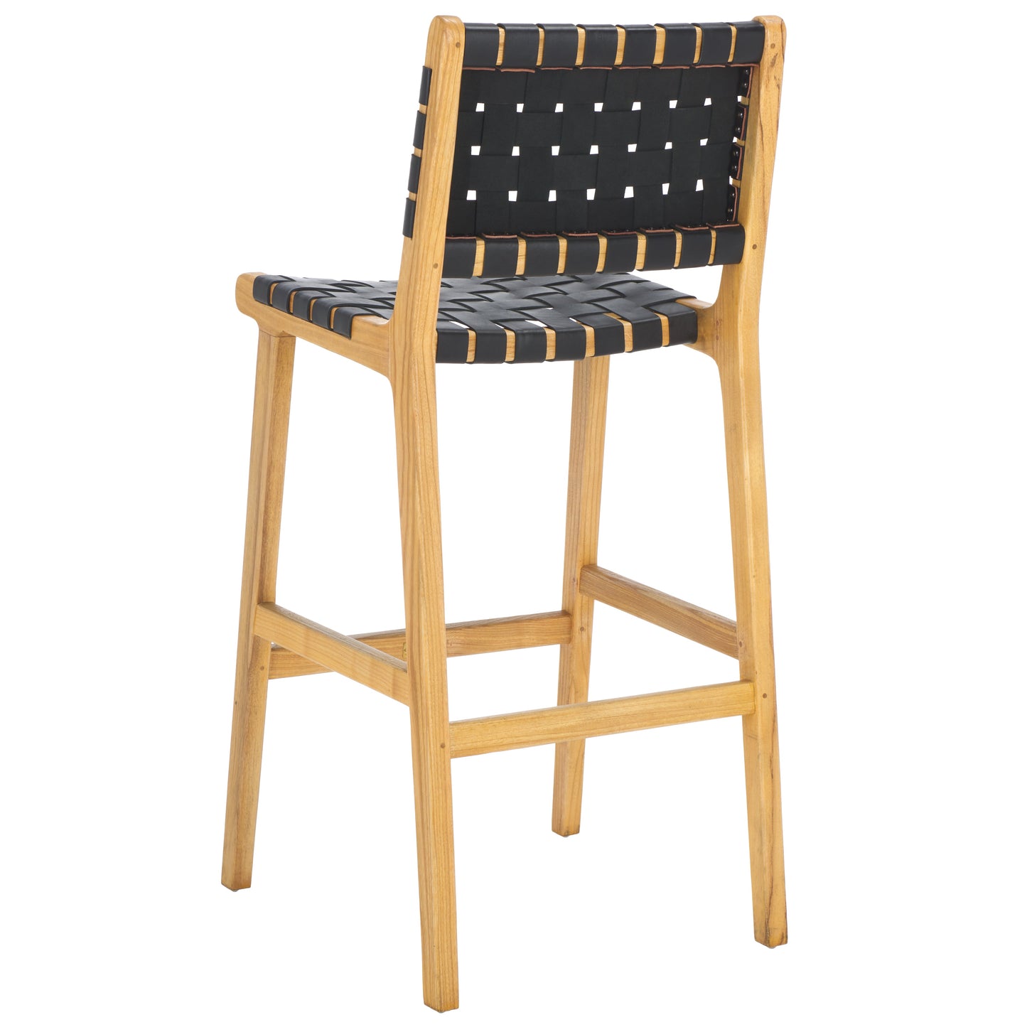 Adah Leather Bar Stool | Safavieh - BST1014