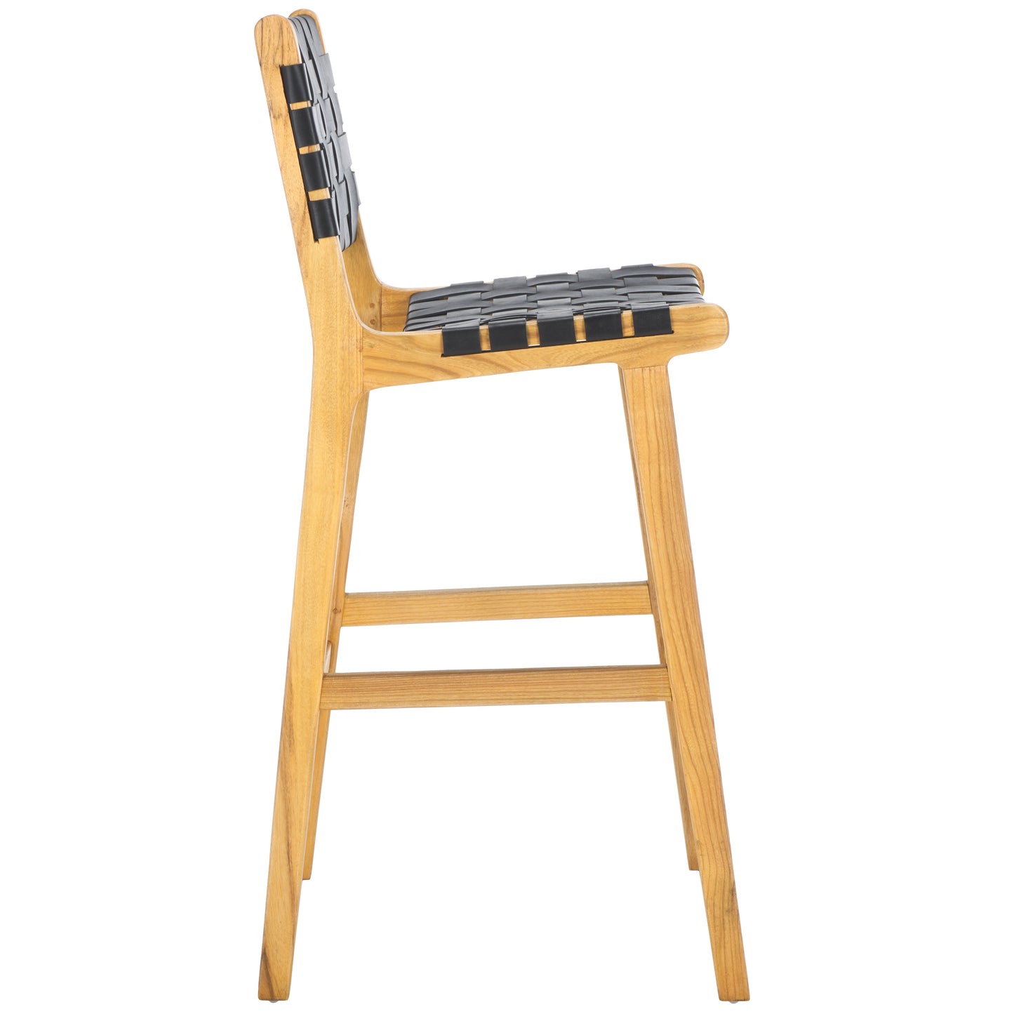 Adah Leather Bar Stool | Safavieh - BST1014