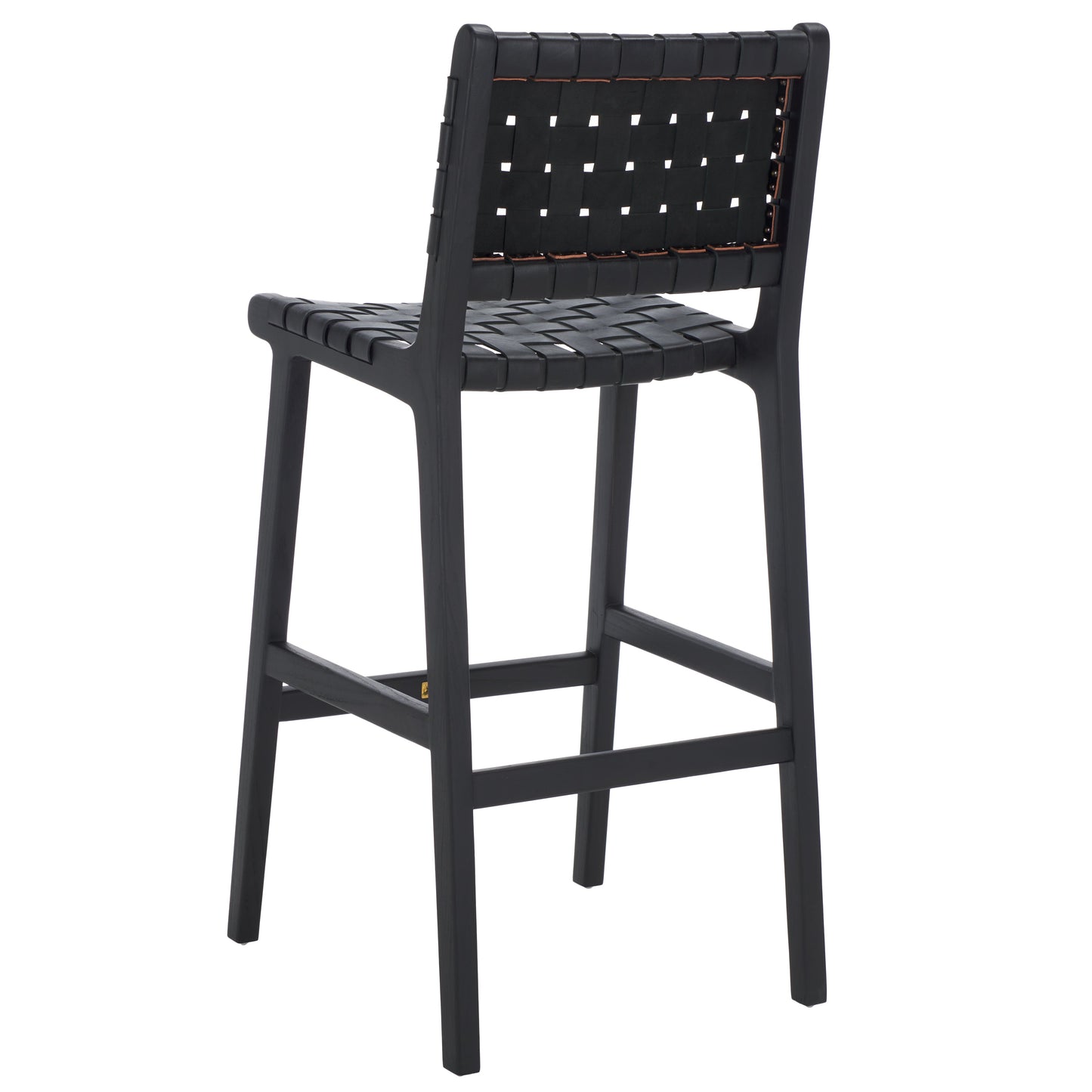 Adah Leather Bar Stool | Safavieh - BST1014