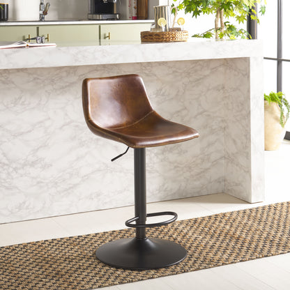 Aelin Adjustable Bar Stool | Safavieh -  BST7510