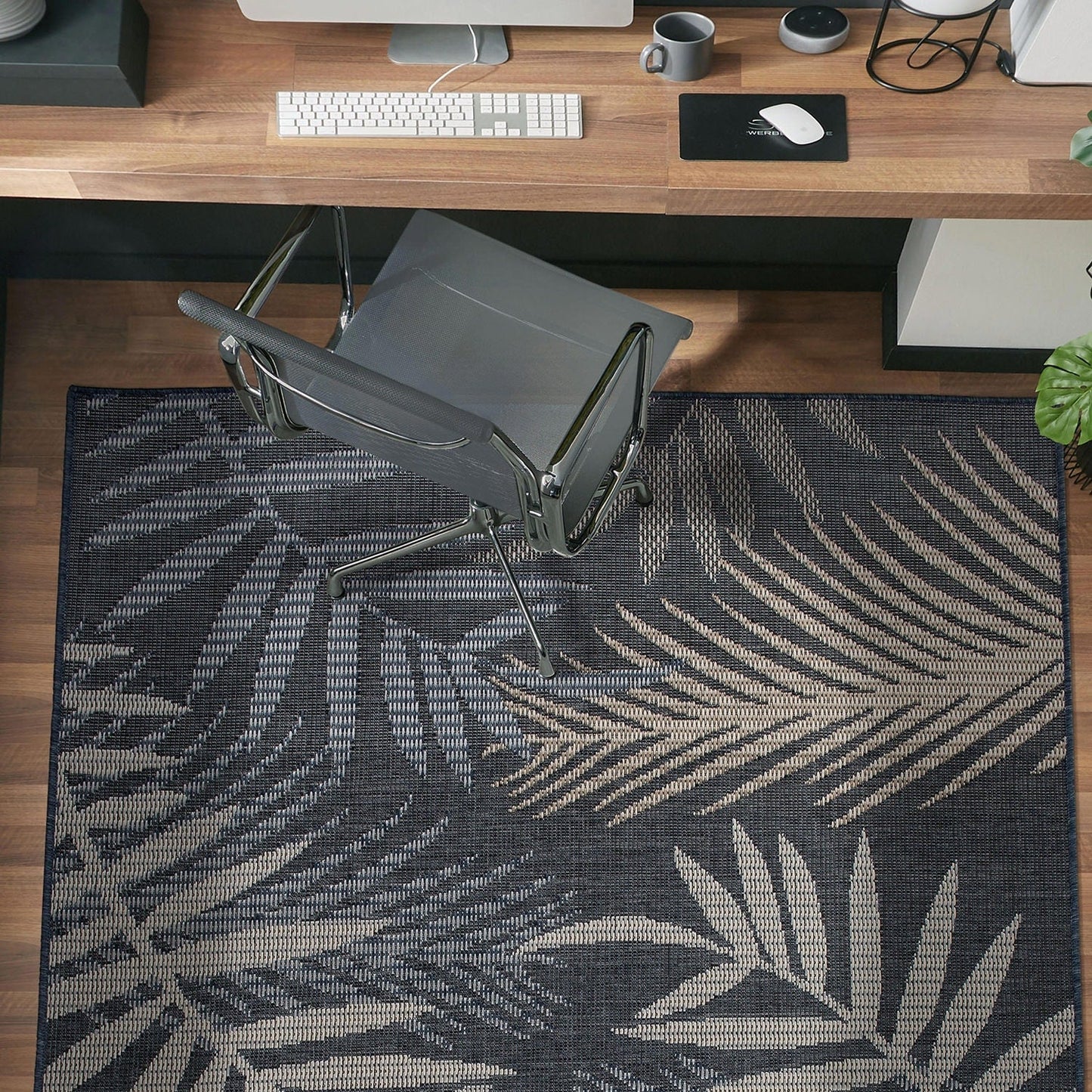 Bahama Palm Frond Indoor/Outdoor Area Rug