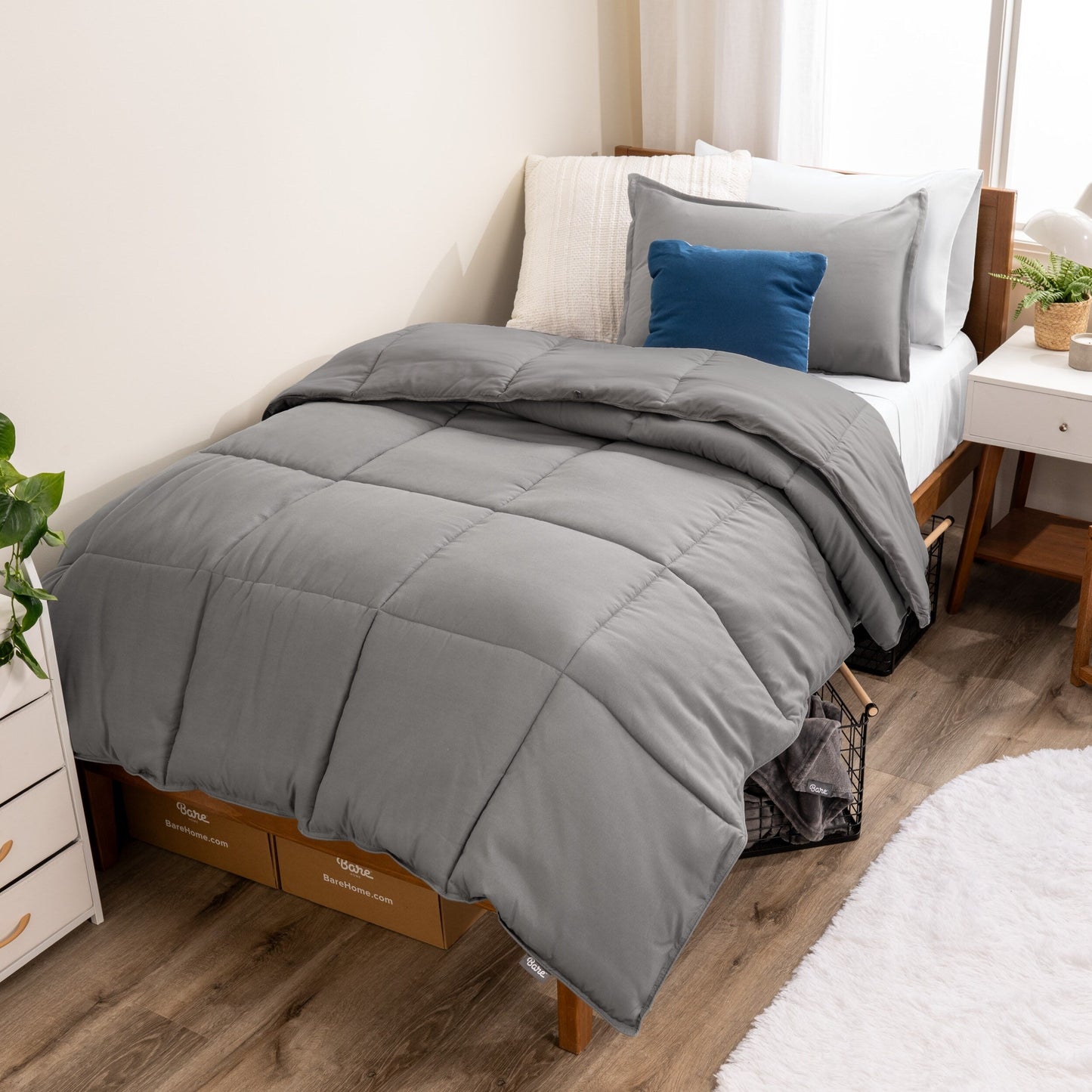 Bare Home Hypoallergenic Down Alternative Comforter Set