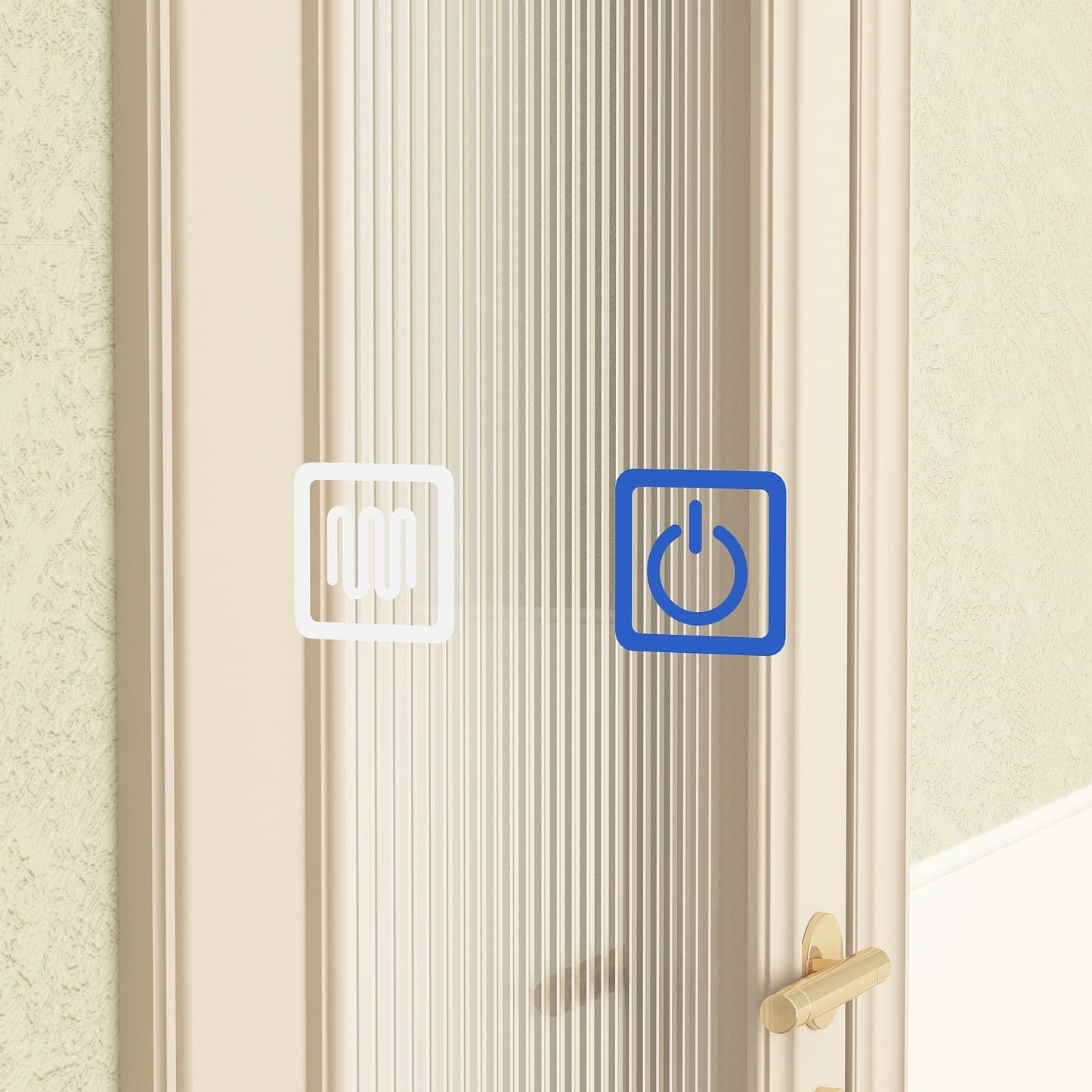 Bathroom Medicine Cabinet LED Mirror Anti-Fog 6000K Wall Cabinet White