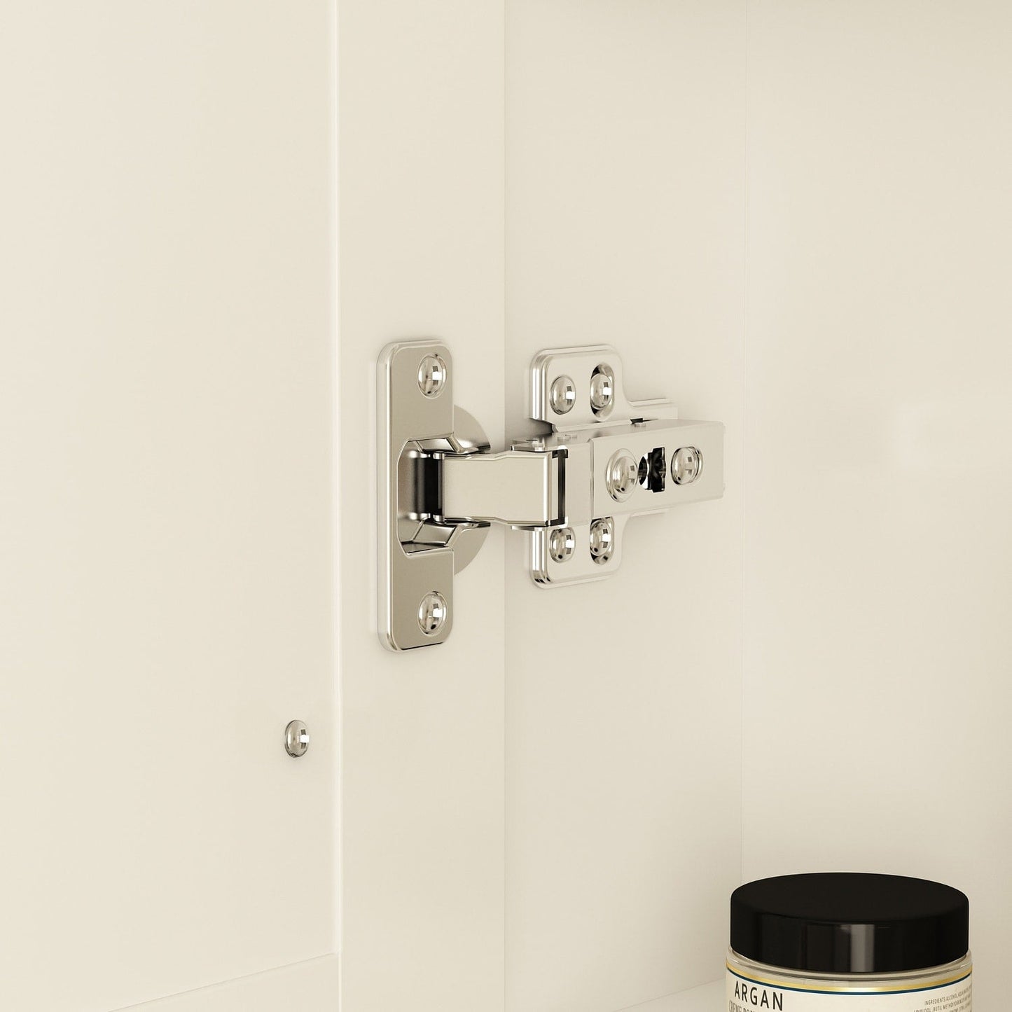 Bathroom Medicine Cabinet LED Mirror Anti-Fog 6000K Wall Cabinet White