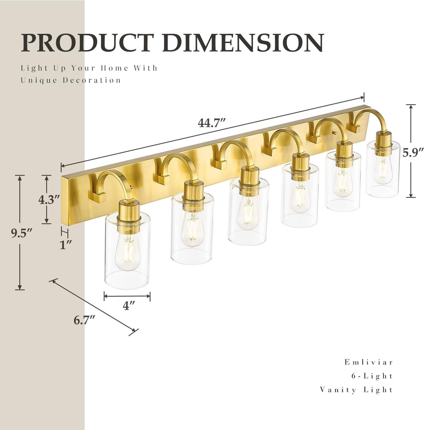 Bathroom Vanity Light Fixtures - Farmhouse Wall Light for Bathroom