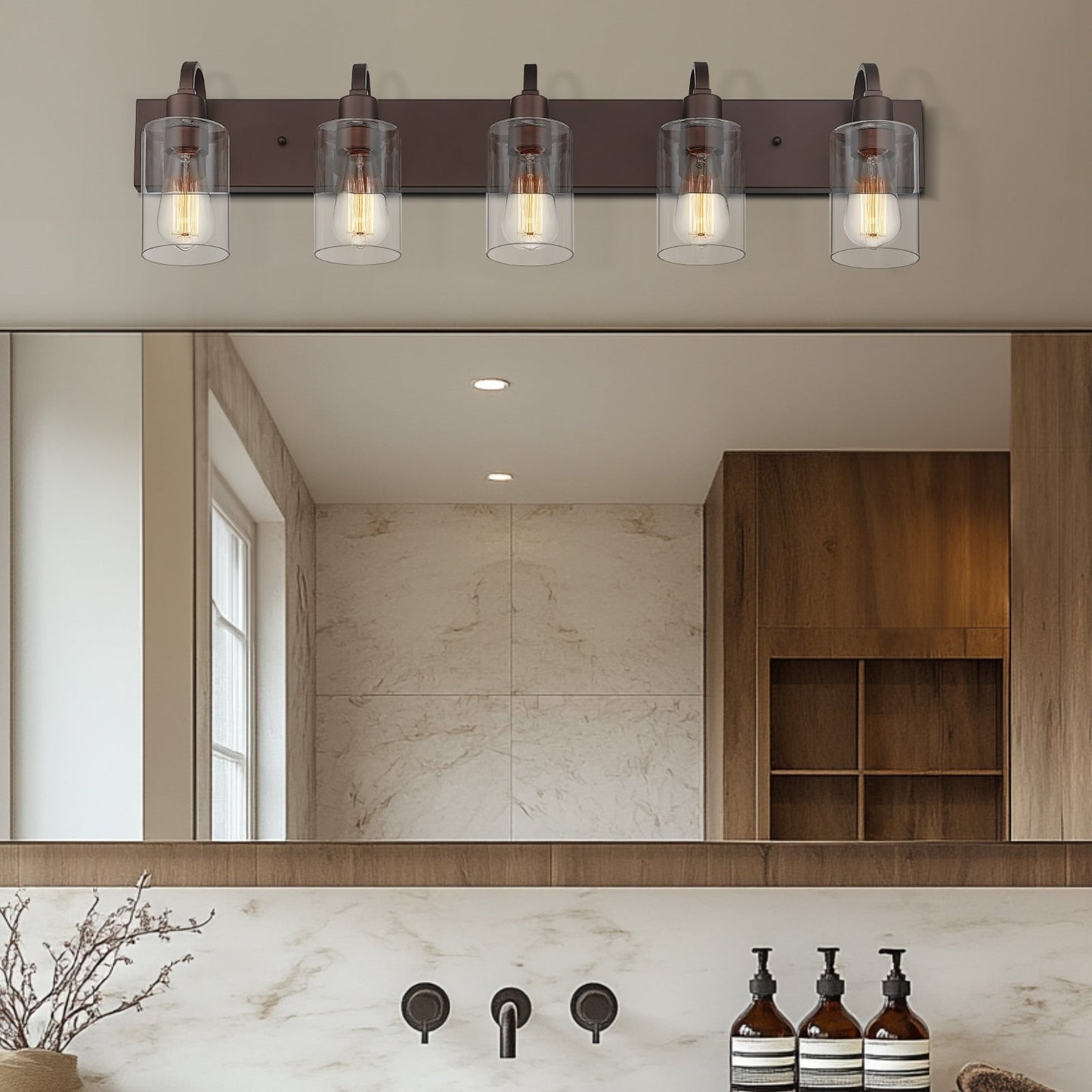 Bathroom Vanity Light Fixtures - Farmhouse Wall Light for Bathroom