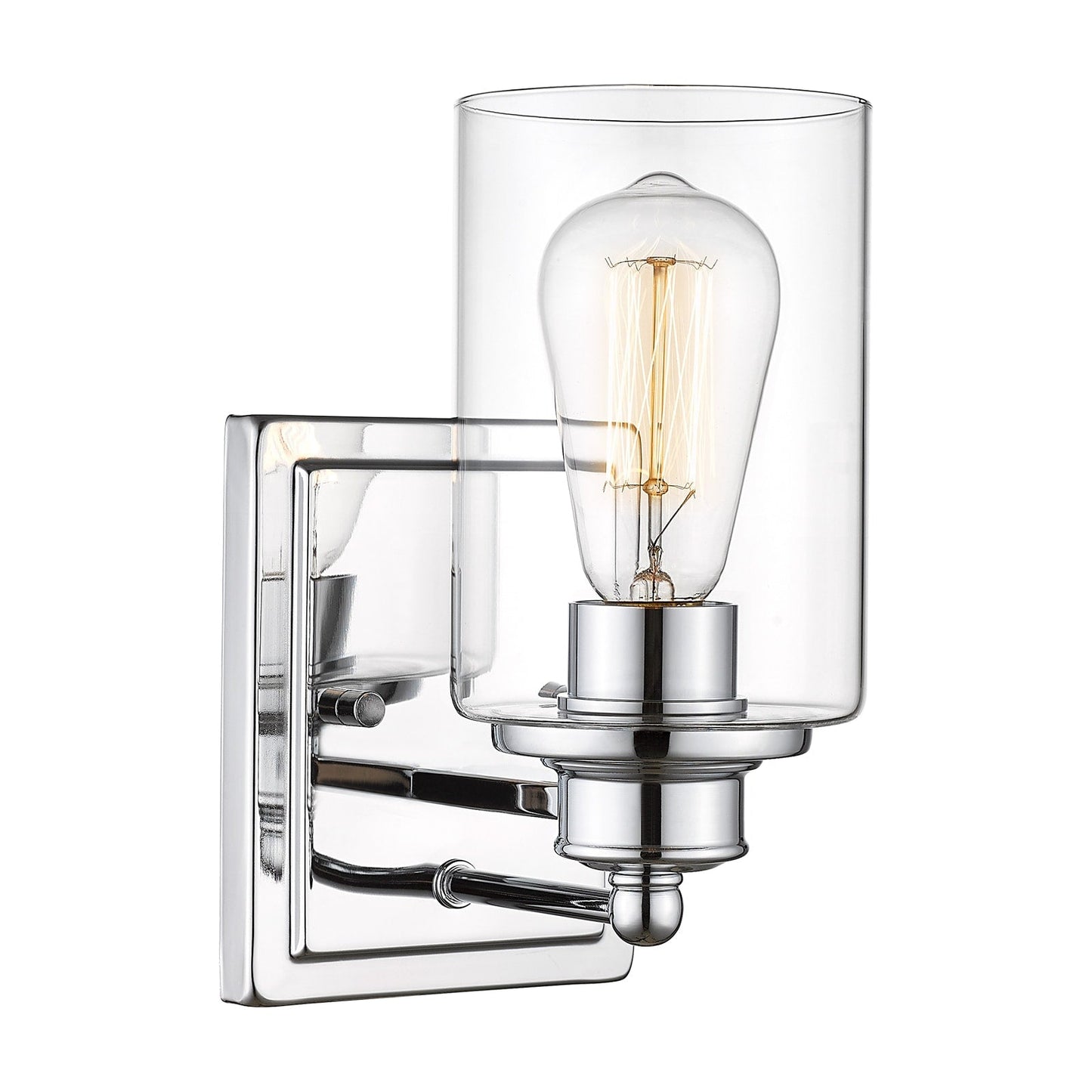 Bathroom Vanity Light,Wall Sconce Lamp Over Mirror with Clear Glass Shade