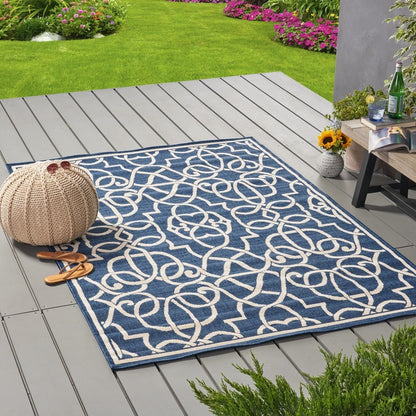 Belmont Indoor/ Outdoor Geometric Area Rug by Christopher Knight Home
