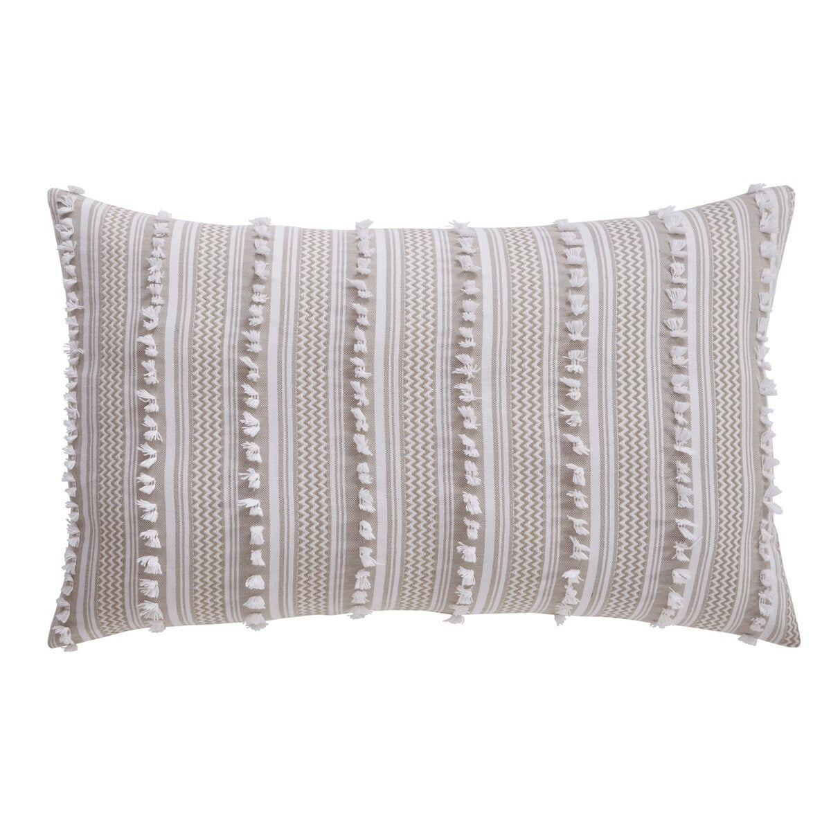 Better Trends Angelique Comforter Set 100% Cotton Tufted Soft Plush Chenille Elegant Stripes Machine Washable & Tumble Dry