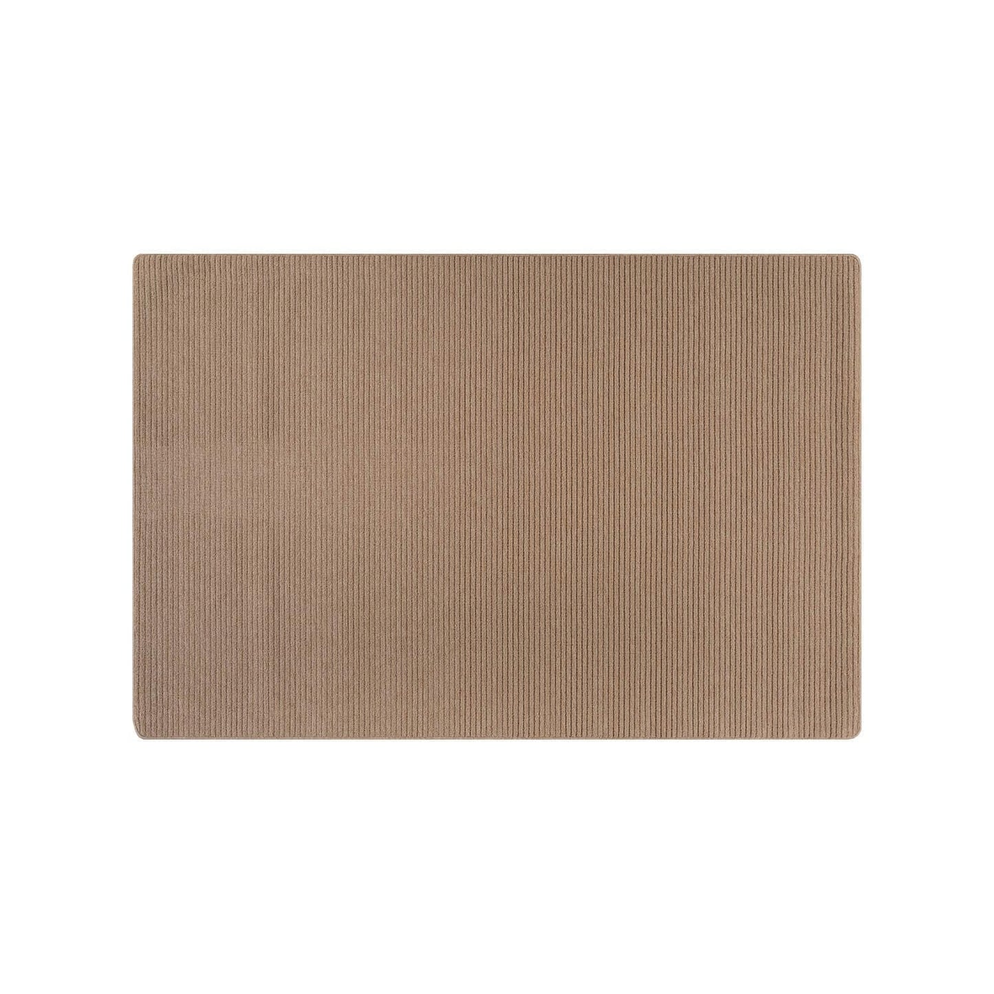 Beverly Rug Solid Color Non-Slip Rubber Back Washable Indoor Area Rug