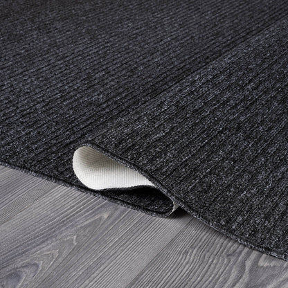 Beverly Rug Solid Color Non-Slip Rubber Back Washable Indoor Area Rug
