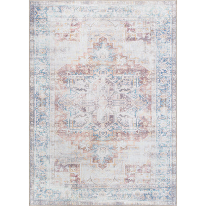 Bohemian Distressed Machine Washable Area Rug