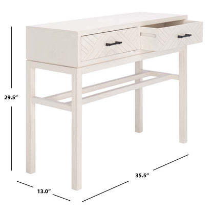 Ajana 2 Drawer Console | Safavieh - CNS5709