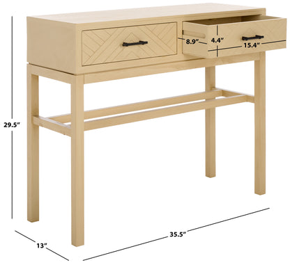 Ajana 2 Drawer Console | Safavieh - CNS5709