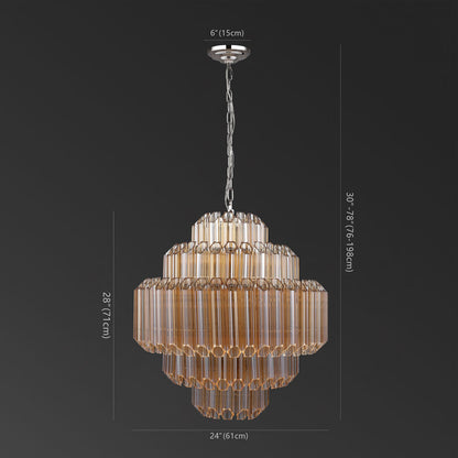 Adaline Glass Chandelier | Safavieh Couture – CTL1056