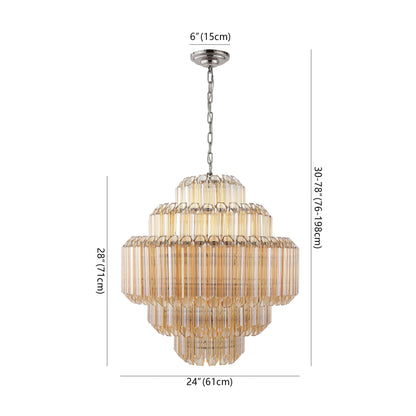 Adaline Glass Chandelier | Safavieh Couture – CTL1056