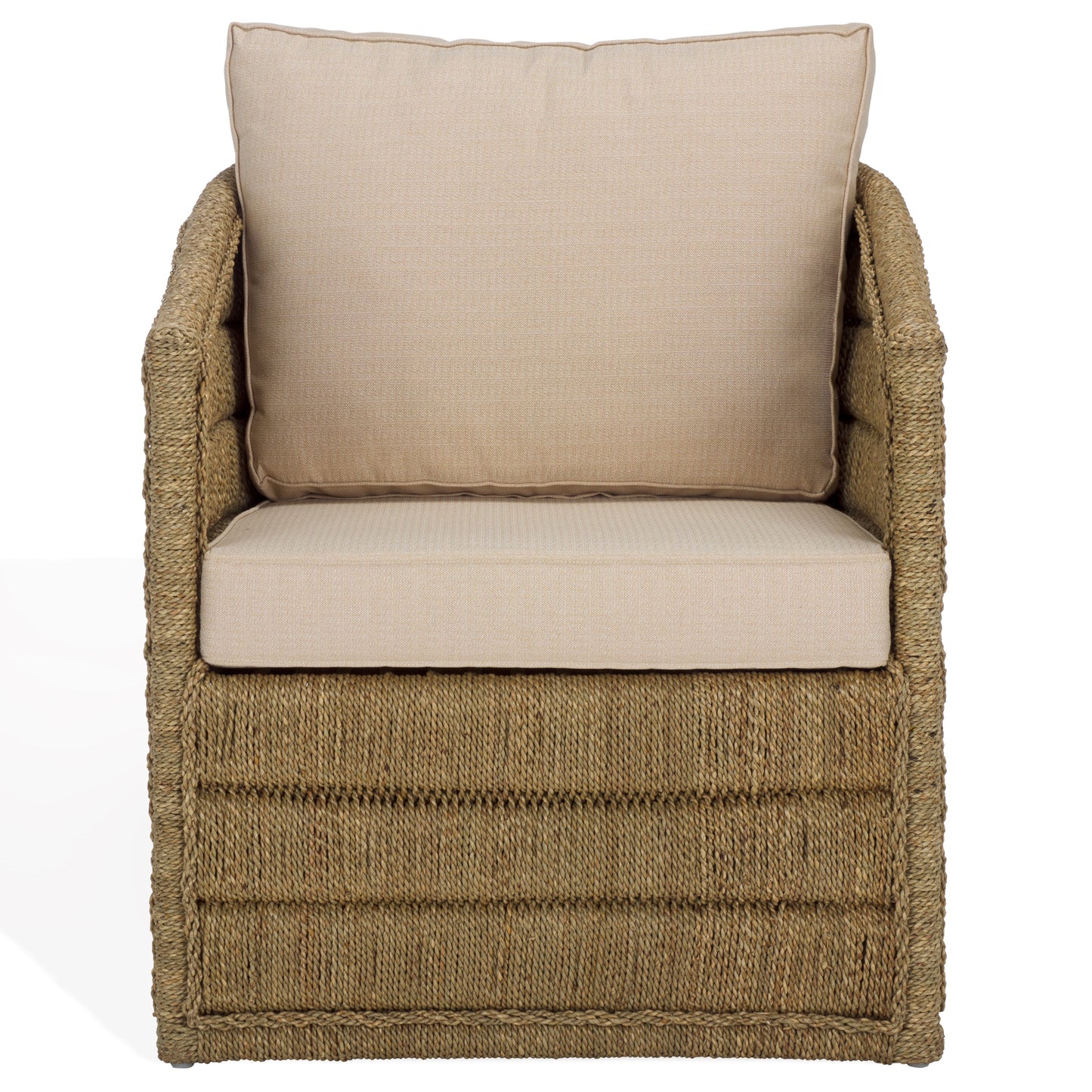Aikan Woven Sea Grass Accent Chair | Safavieh Couture - CWK2017