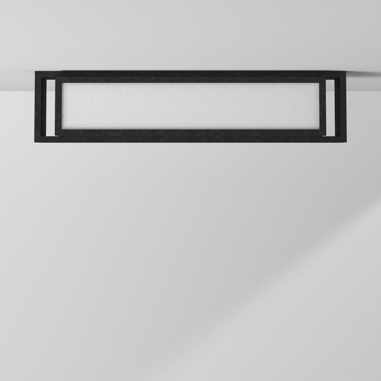 Lavery Camden Square Aged Charcoal & Seeded Glass 3 Light Bath Bar