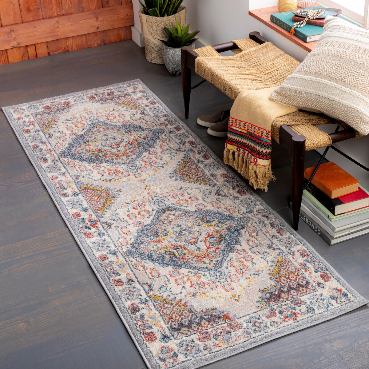 Livabliss Elmas Traditional Persian Medallion Area Rug